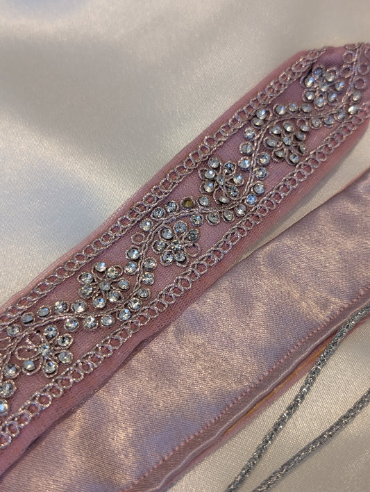 Heera Pink belt ( slim )